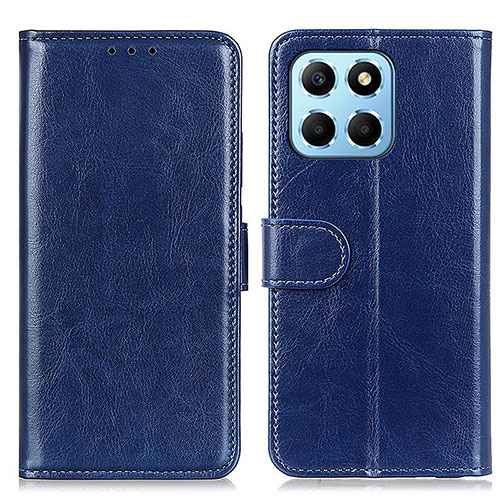 Leather Case Stands Flip Cover Holder M07L for Huawei Honor X6 Blue