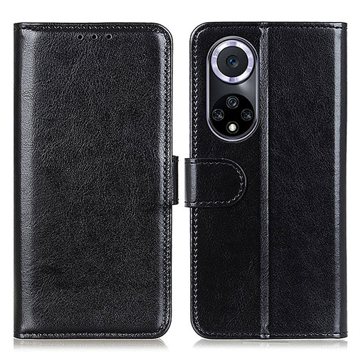 Leather Case Stands Flip Cover Holder M07L for Huawei Nova 9 Black