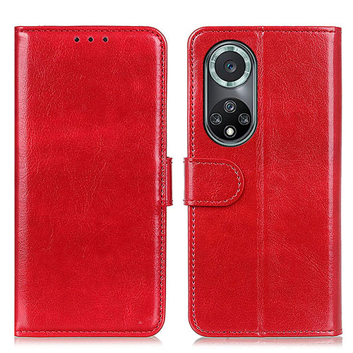 Leather Case Stands Flip Cover Holder M07L for Huawei Nova 9 Pro Red