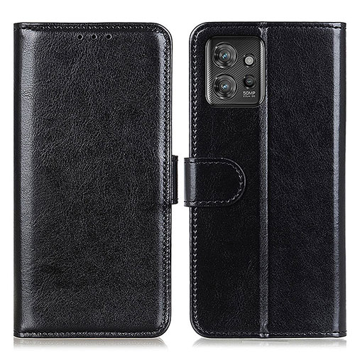 Leather Case Stands Flip Cover Holder M07L for Motorola ThinkPhone 5G Black