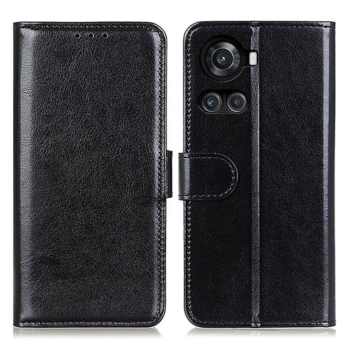 Leather Case Stands Flip Cover Holder M07L for OnePlus Ace 5G Black