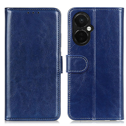 Leather Case Stands Flip Cover Holder M07L for OnePlus Nord CE 3 5G Blue