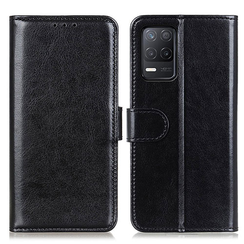 Leather Case Stands Flip Cover Holder M07L for Realme Narzo 30 5G Black