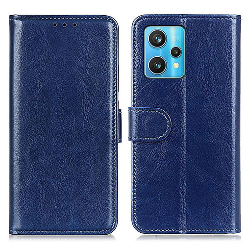 Leather Case Stands Flip Cover Holder M07L for Realme Q5 5G Blue