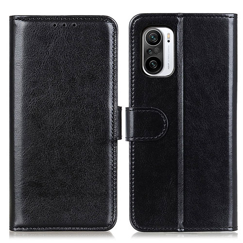 Leather Case Stands Flip Cover Holder M07L for Xiaomi Mi 11X Pro 5G Black