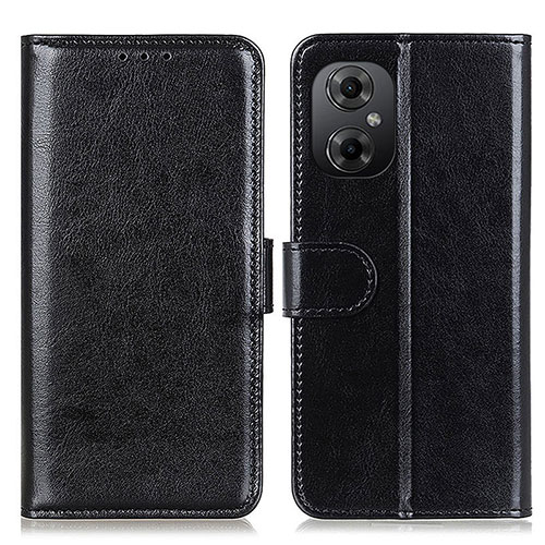 Leather Case Stands Flip Cover Holder M07L for Xiaomi Poco M4 5G Black