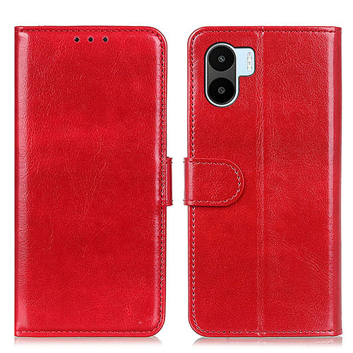 Leather Case Stands Flip Cover Holder M07L for Xiaomi Redmi A1 Red