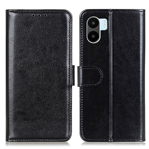 Leather Case Stands Flip Cover Holder M07L for Xiaomi Redmi A2 Plus Black