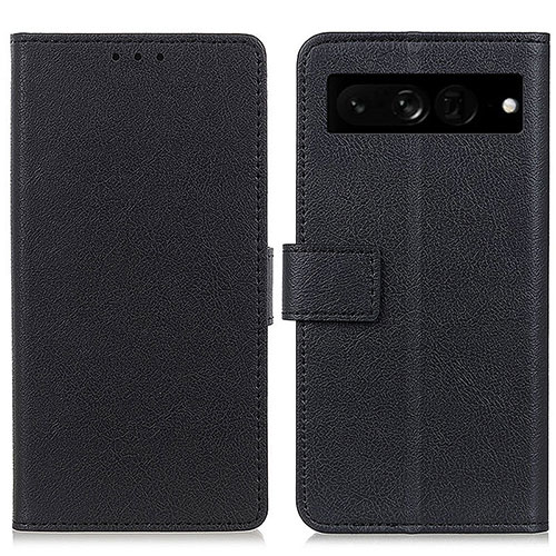 Leather Case Stands Flip Cover Holder M08L for Google Pixel 7 Pro 5G Black