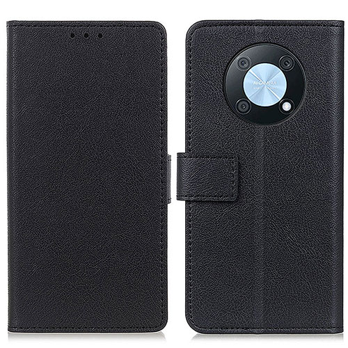 Leather Case Stands Flip Cover Holder M08L for Huawei Enjoy 50 Pro Black