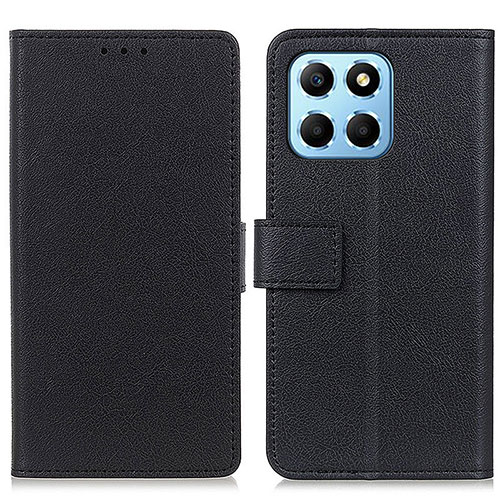 Leather Case Stands Flip Cover Holder M08L for Huawei Honor 70 Lite 5G Black