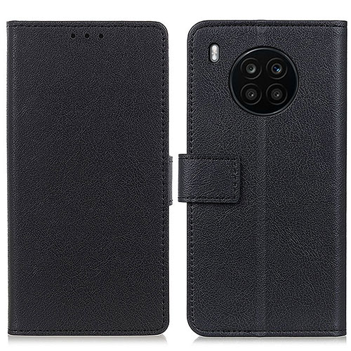 Leather Case Stands Flip Cover Holder M08L for Huawei Nova 8i Black