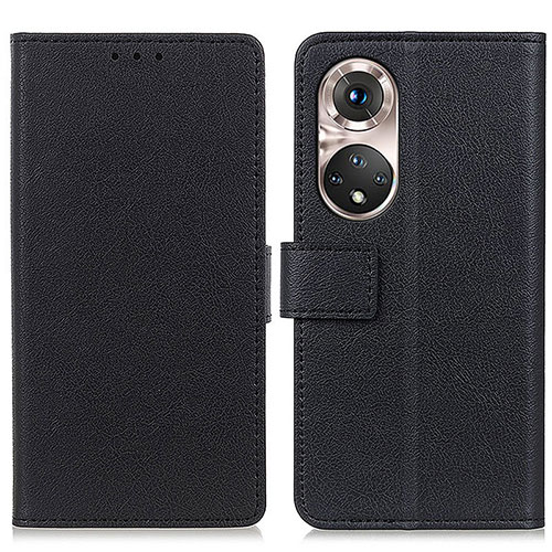 Leather Case Stands Flip Cover Holder M08L for Huawei Nova 9 Pro Black