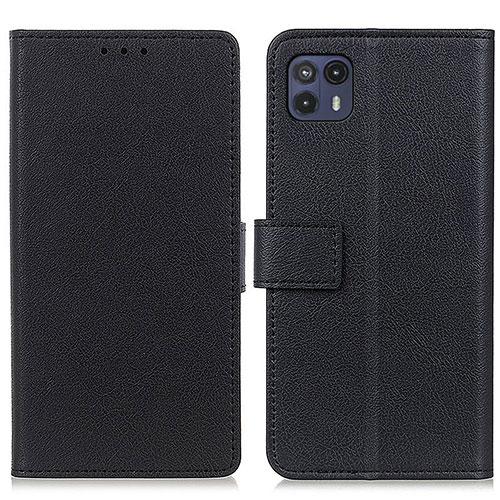 Leather Case Stands Flip Cover Holder M08L for Motorola Moto G50 5G Black