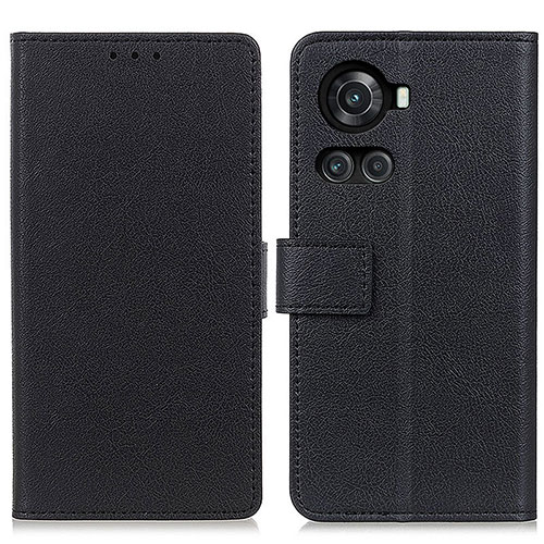 Leather Case Stands Flip Cover Holder M08L for OnePlus Ace 5G Black