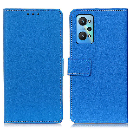 Leather Case Stands Flip Cover Holder M08L for Realme GT Neo2 5G Blue