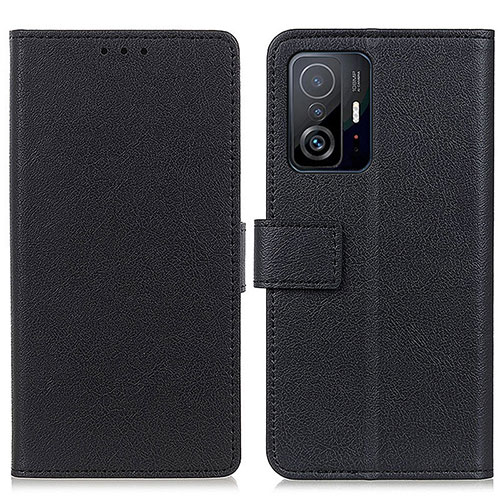 Leather Case Stands Flip Cover Holder M08L for Xiaomi Mi 11T Pro 5G Black