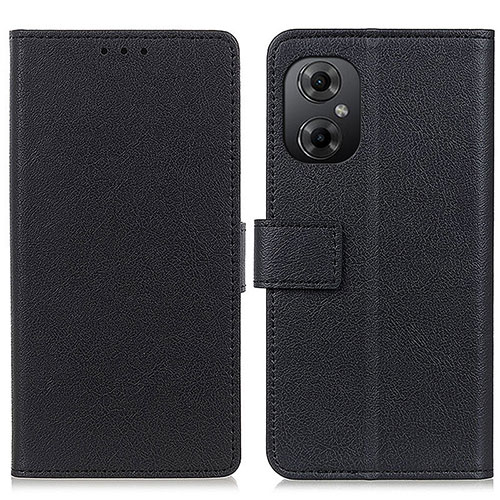 Leather Case Stands Flip Cover Holder M08L for Xiaomi Poco M4 5G Black