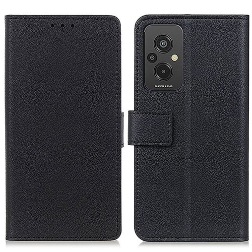 Leather Case Stands Flip Cover Holder M08L for Xiaomi Redmi 11 Prime 4G Black