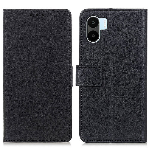 Leather Case Stands Flip Cover Holder M08L for Xiaomi Redmi A1 Black