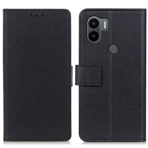 Leather Case Stands Flip Cover Holder M08L for Xiaomi Redmi A1 Plus Black