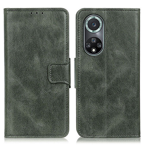 Leather Case Stands Flip Cover Holder M09L for Huawei Honor 50 Pro 5G Green