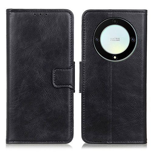 Leather Case Stands Flip Cover Holder M09L for Huawei Honor Magic5 Lite 5G Black