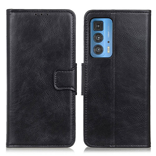 Leather Case Stands Flip Cover Holder M09L for Motorola Moto Edge S Pro 5G Black