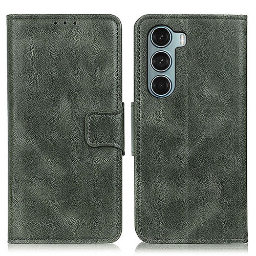 Leather Case Stands Flip Cover Holder M09L for Motorola Moto Edge S30 5G Green