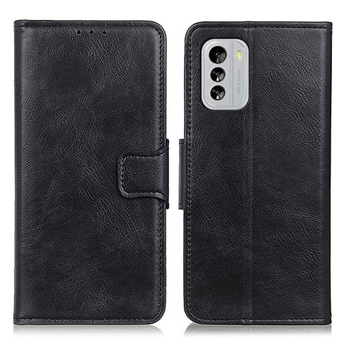 Leather Case Stands Flip Cover Holder M09L for Nokia G60 5G Black