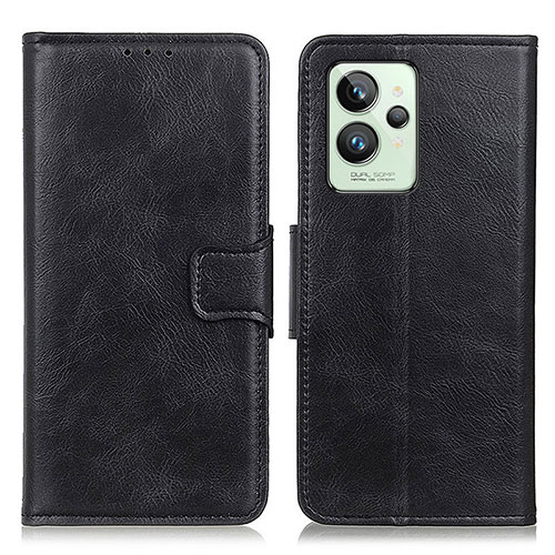 Leather Case Stands Flip Cover Holder M09L for Realme GT2 Pro 5G Black