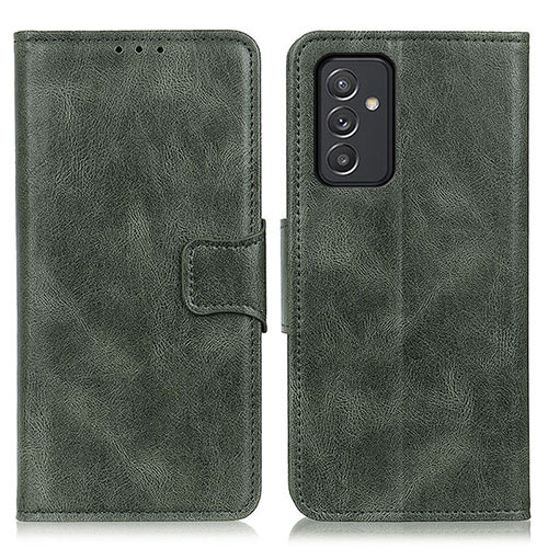 Leather Case Stands Flip Cover Holder M09L for Samsung Galaxy A15 5G Green