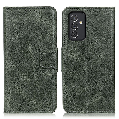 Leather Case Stands Flip Cover Holder M09L for Samsung Galaxy A25 5G Green