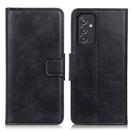 Leather Case Stands Flip Cover Holder M09L for Samsung Galaxy A55 5G Black