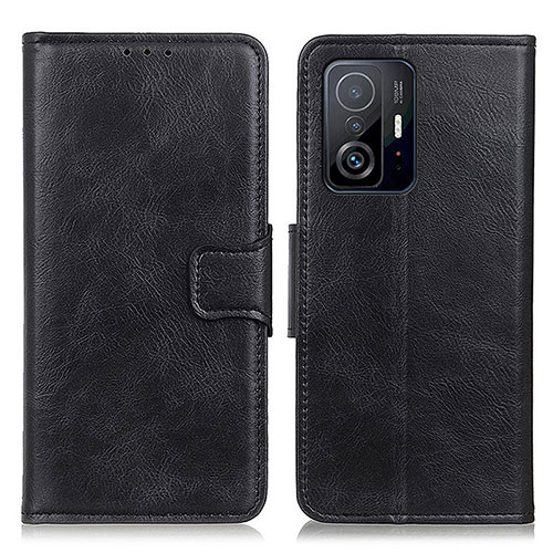 Leather Case Stands Flip Cover Holder M09L for Xiaomi Mi 11T 5G Black