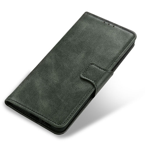 Leather Case Stands Flip Cover Holder M09L for Xiaomi Redmi Note 10 4G Green