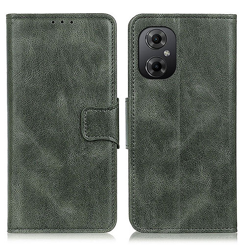 Leather Case Stands Flip Cover Holder M09L for Xiaomi Redmi Note 12R Pro 5G Green