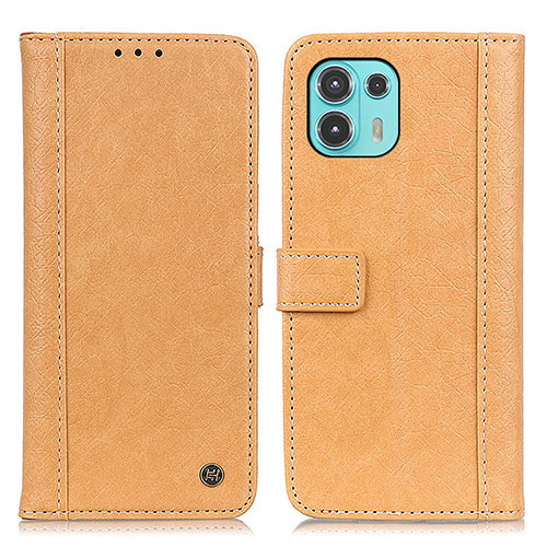 Leather Case Stands Flip Cover Holder M10L for Motorola Moto Edge 20 Lite 5G Brown