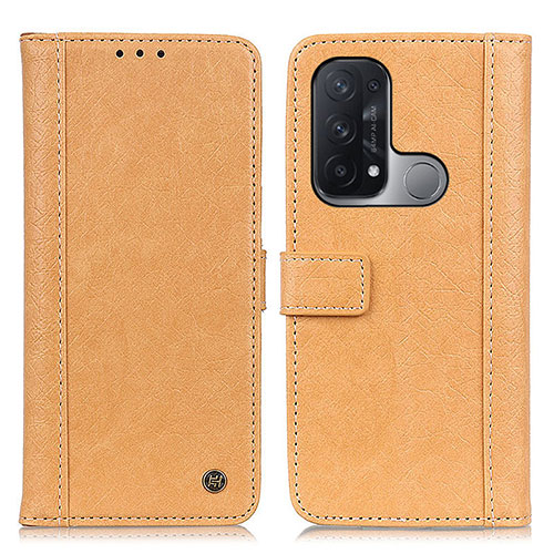 Leather Case Stands Flip Cover Holder M10L for Oppo Reno5 A Khaki