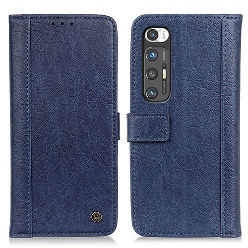 Leather Case Stands Flip Cover Holder M10L for Xiaomi Mi 10S 5G Blue