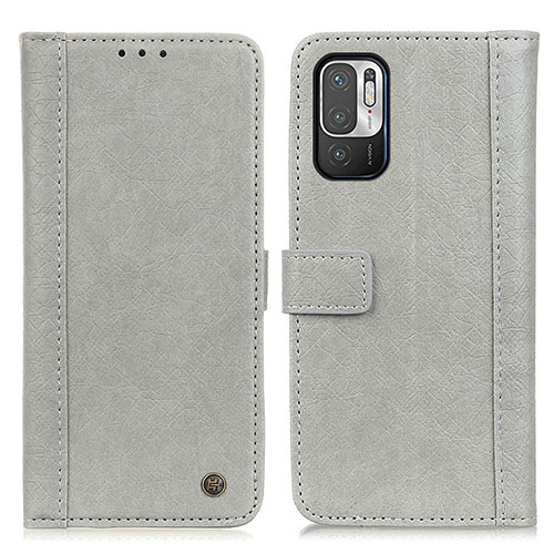 Leather Case Stands Flip Cover Holder M10L for Xiaomi POCO M3 Pro 5G Khaki