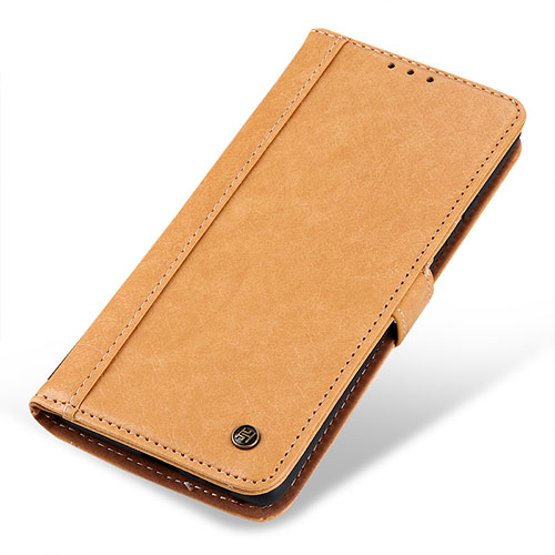 Leather Case Stands Flip Cover Holder M10L for Xiaomi Redmi Note 10 4G Khaki