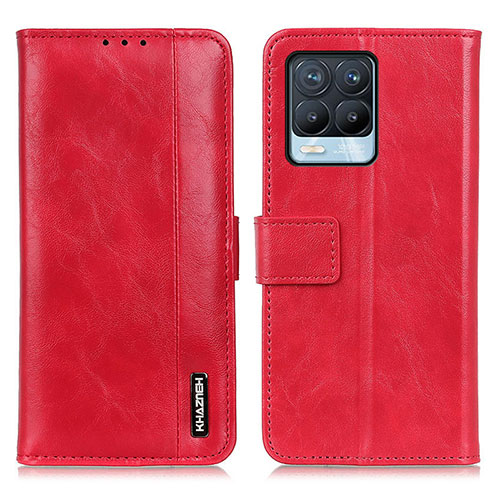 Leather Case Stands Flip Cover Holder M11L for Realme 8 4G Red