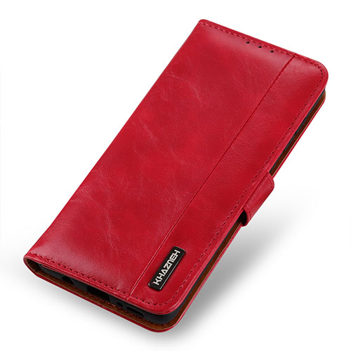 Leather Case Stands Flip Cover Holder M11L for Xiaomi Mi 10i 5G Red