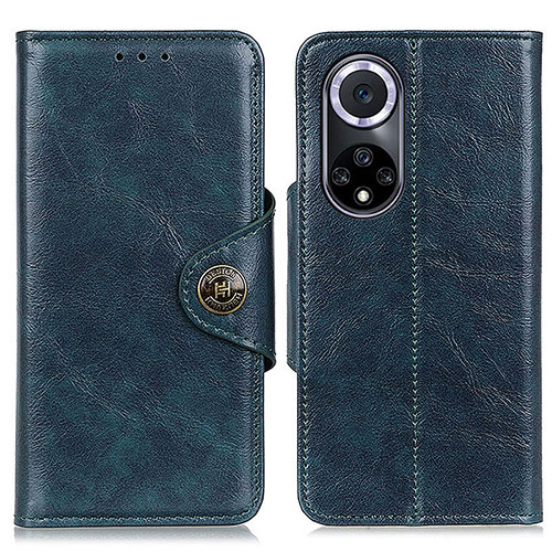 Leather Case Stands Flip Cover Holder M12L for Huawei Honor 50 5G Blue