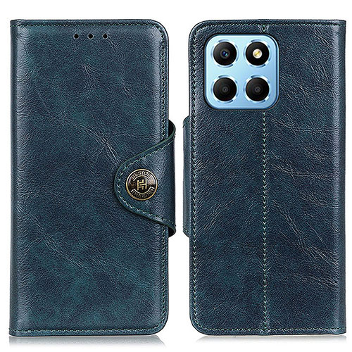 Leather Case Stands Flip Cover Holder M12L for Huawei Honor X8 5G Blue