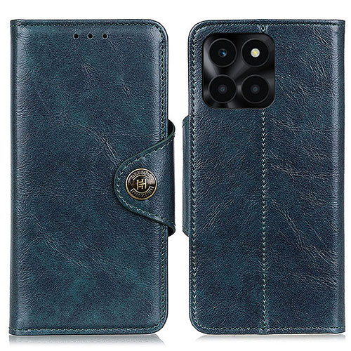 Leather Case Stands Flip Cover Holder M12L for Huawei Honor X8b Blue