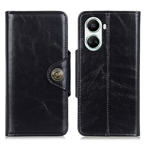 Leather Case Stands Flip Cover Holder M12L for Huawei Nova 10 SE Black