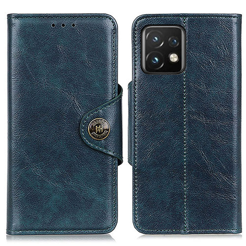 Leather Case Stands Flip Cover Holder M12L for Motorola Moto Edge Plus (2023) 5G Blue