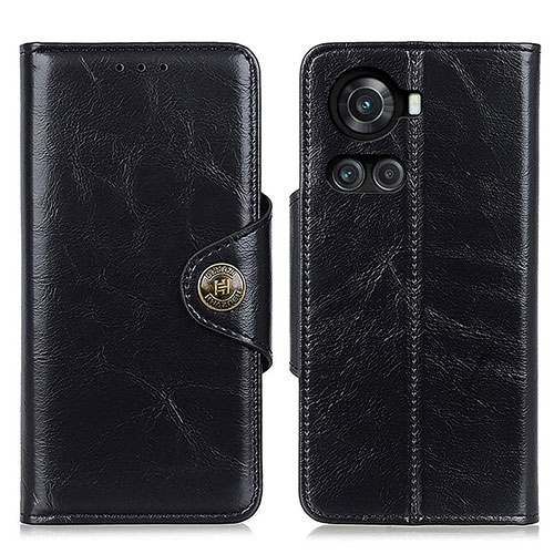 Leather Case Stands Flip Cover Holder M12L for OnePlus 10R 5G Black